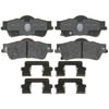 Raybestos ATD1352P Disc Brake Pad Set Brake Parts Inc Raybestos Police Overstock Metallic Disc Brake Pad Set