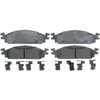 Raybestos ATD1376C Disc Brake Pad Set Brake Parts Inc Raybestos AT Overstock Ceramic Disc Brake Pad Set