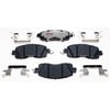 Raybestos EHT1650H Disc Brake Pad Set Raybestos Element3 Hybrid Brake Pad Set