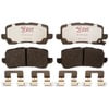 Raybestos EHT1698H Disc Brake Pad Set Raybestos Element3 Hybrid Brake Pad Set