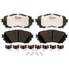 Raybestos EHT1711H Disc Brake Pad Set Raybestos Element3 Hybrid Brake Pad Set