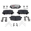 Raybestos EHT1724H Disc Brake Pad Set Raybestos Element3 Hybrid Brake Pad Set