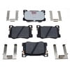 Raybestos EHT1799H Disc Brake Pad Set Raybestos Element3 Hybrid Brake Pad Set