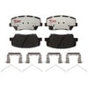 Raybestos EHT1815H Disc Brake Pad Set Raybestos Element3 Hybrid Brake Pad Set