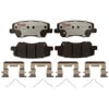 Raybestos EHT1839H Disc Brake Pad Set Raybestos Element3 Hybrid Brake Pad Set