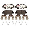 Raybestos EHT1848H Disc Brake Pad Set Raybestos Element3 Hybrid Brake Pad Set