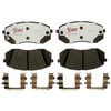 Raybestos EHT1855H Disc Brake Pad Set Raybestos Element3 Hybrid Brake Pad Set