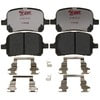 Raybestos EHT707H Disc Brake Pad Set Raybestos Element3 Hybrid Brake Pad Set