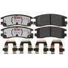 Raybestos EHT714H Disc Brake Pad Set Raybestos Element3 Hybrid Brake Pad Set
