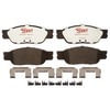Raybestos EHT805H Disc Brake Pad Set Raybestos Element3 Hybrid Brake Pad Set