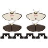Raybestos EHT806H Disc Brake Pad Set Raybestos Element3 Hybrid Brake Pad Set
