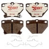 Raybestos EHT823H Disc Brake Pad Set Raybestos Element3 Hybrid Brake Pad Set