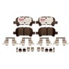 Raybestos EHT828H Disc Brake Pad Set Raybestos Element3 Hybrid Brake Pad Set