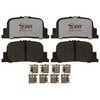 EHT835H by RAYBESTOS - Raybestos Element3 Hybrid Brake Pad Set