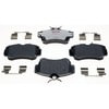 Raybestos EHT841H Disc Brake Pad Set Raybestos Element3 Hybrid Brake Pad Set