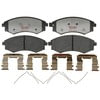 Raybestos EHT887H Disc Brake Pad Set Raybestos Element3 Hybrid Brake Pad Set