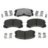 Raybestos EHT904H Disc Brake Pad Set Raybestos Element3 Hybrid Brake Pad Set