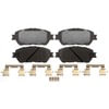 Raybestos EHT906H Disc Brake Pad Set Raybestos Element3 Hybrid Brake Pad Set