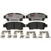 Raybestos EHT995H Disc Brake Pad Set Raybestos Element3 Hybrid Brake Pad Set