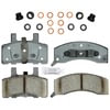 Raybestos ATD370C Disc Brake Pad Set Brake Parts Inc Raybestos AT Overstock Ceramic Disc Brake Pad Set