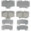 Raybestos ATD611C Disc Brake Pad Set Brake Parts Inc Raybestos AT Overstock Ceramic Disc Brake Pad Set