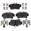 Raybestos ATD627C Disc Brake Pad Set Brake Parts Inc Raybestos AT Overstock Ceramic Disc Brake Pad Set