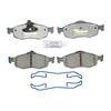 Raybestos ATD648C Disc Brake Pad Set Brake Parts Inc Raybestos AT Overstock Ceramic Disc Brake Pad Set