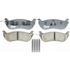 Raybestos ATD674AC Disc Brake Pad Set Brake Parts Inc Raybestos AT Overstock Ceramic Disc Brake Pad Set