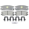 Raybestos ATD698P Disc Brake Pad Set Brake Parts Inc Raybestos Police Overstock Metallic Disc Brake Pad Set