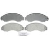 Raybestos ATD701M Disc Brake Pad Set Brake Parts Inc Raybestos AT Overstock Metallic Disc Brake Pad Set