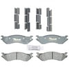 Raybestos ATD702AM Disc Brake Pad Set Brake Parts Inc Raybestos AT Overstock Metallic Disc Brake Pad Set