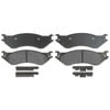 Raybestos ATD702M Disc Brake Pad Set Brake Parts Inc Raybestos AT Overstock Metallic Disc Brake Pad Set