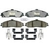 Raybestos ATD731C Disc Brake Pad Set Brake Parts Inc Raybestos AT Overstock Ceramic Disc Brake Pad Set