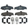 Raybestos ATD750C Disc Brake Pad Set Brake Parts Inc Raybestos AT Overstock Ceramic Disc Brake Pad Set