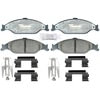 Raybestos ATD804C Disc Brake Pad Set Brake Parts Inc Raybestos AT Overstock Ceramic Disc Brake Pad Set