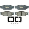 Raybestos ATD805C Disc Brake Pad Set Brake Parts Inc Raybestos AT Overstock Ceramic Disc Brake Pad Set