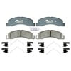 Raybestos ATD824C Disc Brake Pad Set Brake Parts Inc Raybestos AT Overstock Ceramic Disc Brake Pad Set