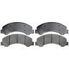 Raybestos ATD826M Disc Brake Pad Set Brake Parts Inc Raybestos AT Overstock Metallic Disc Brake Pad Set