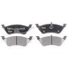Raybestos ATD858M Disc Brake Pad Set Brake Parts Inc Raybestos AT Overstock Metallic Disc Brake Pad Set