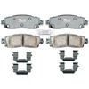 Raybestos ATD883C Disc Brake Pad Set Brake Parts Inc Raybestos AT Overstock Ceramic Disc Brake Pad Set