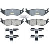 Raybestos ATD898M Disc Brake Pad Set Brake Parts Inc Raybestos AT Overstock Metallic Disc Brake Pad Set