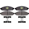 Raybestos ATD931P Disc Brake Pad Set Brake Parts Inc Raybestos Police Overstock Metallic Disc Brake Pad Set