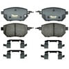 Raybestos ATD969C Disc Brake Pad Set Brake Parts Inc Raybestos AT Overstock Ceramic Disc Brake Pad Set