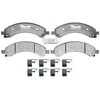 Raybestos ATD989C Disc Brake Pad Set Brake Parts Inc Raybestos AT Overstock Ceramic Disc Brake Pad Set