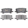 Raybestos ATD996C Disc Brake Pad Set Brake Parts Inc Raybestos AT Overstock Ceramic Disc Brake Pad Set