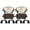 Raybestos EHT1018H Disc Brake Pad Set Raybestos Element3 Hybrid Brake Pad Set