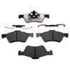 Raybestos EHT1047AH Disc Brake Pad Set Raybestos Element3 Hybrid Brake Pad Set
