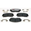 Raybestos EHT1056H Disc Brake Pad Set Raybestos Element3 Hybrid Brake Pad Set