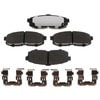 Raybestos EHT1073H Disc Brake Pad Set Raybestos Element3 Hybrid Brake Pad Set