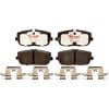 Raybestos EHT1180H Disc Brake Pad Set Raybestos Element3 Hybrid Brake Pad Set